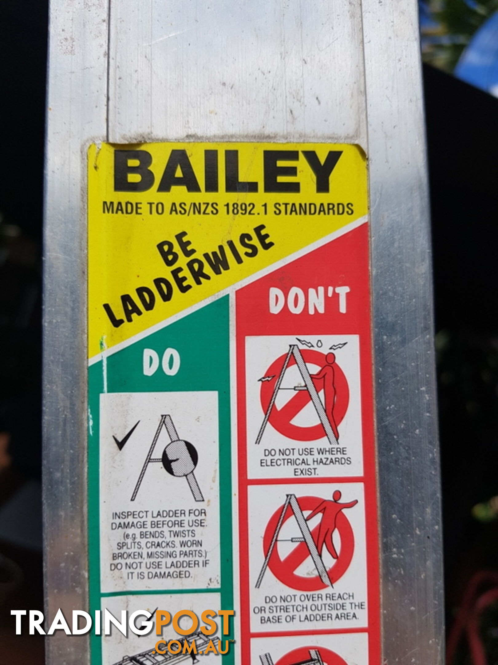 Bailey HD 2.4 (8&amp;amp;#39;) Alumimium step ladder.