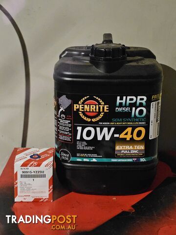Toyota Hilux Prado Diesel Service Kit Penrite Oil & Genuine Filters