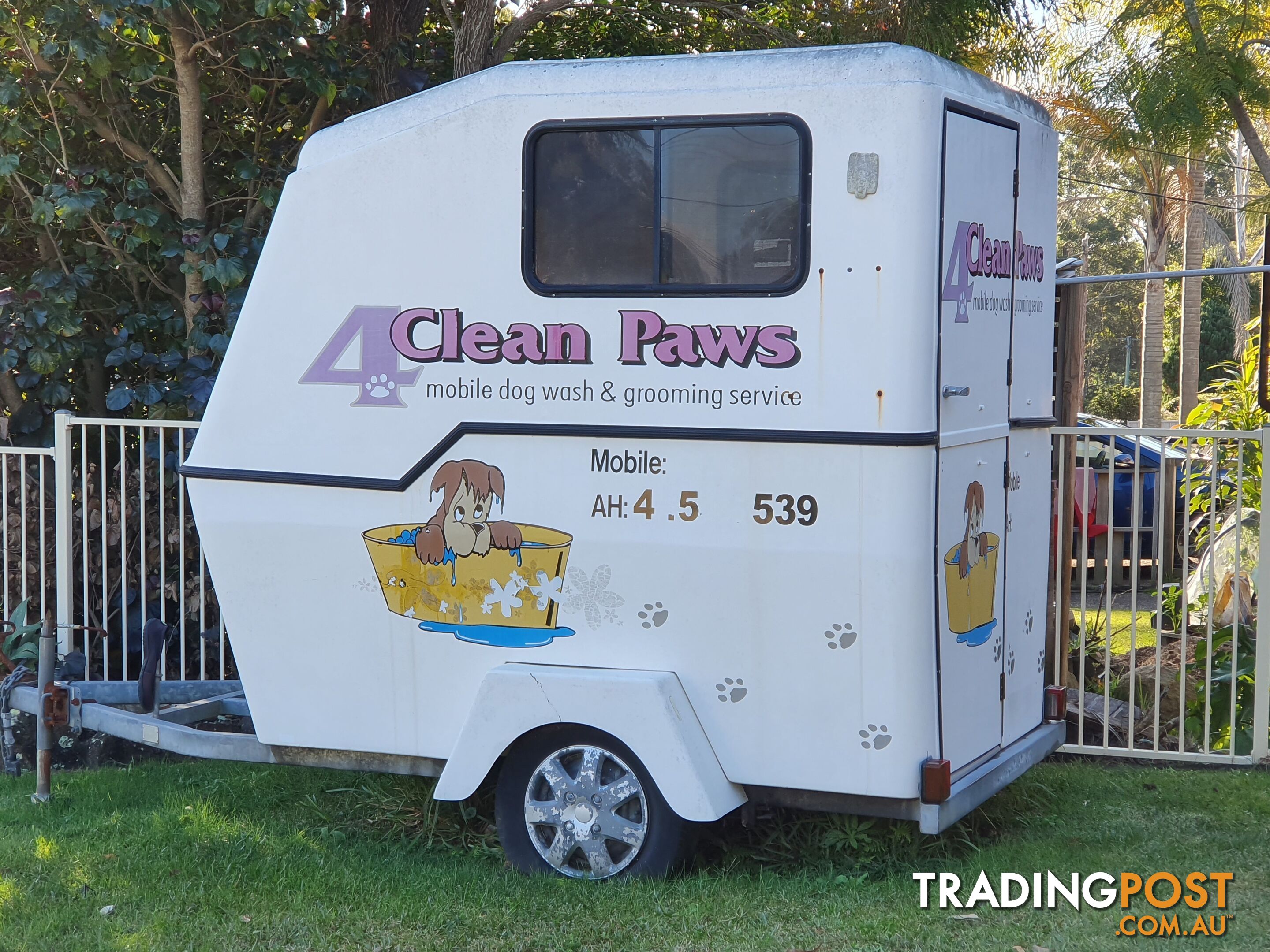 Mobile Dog Washing Trailer