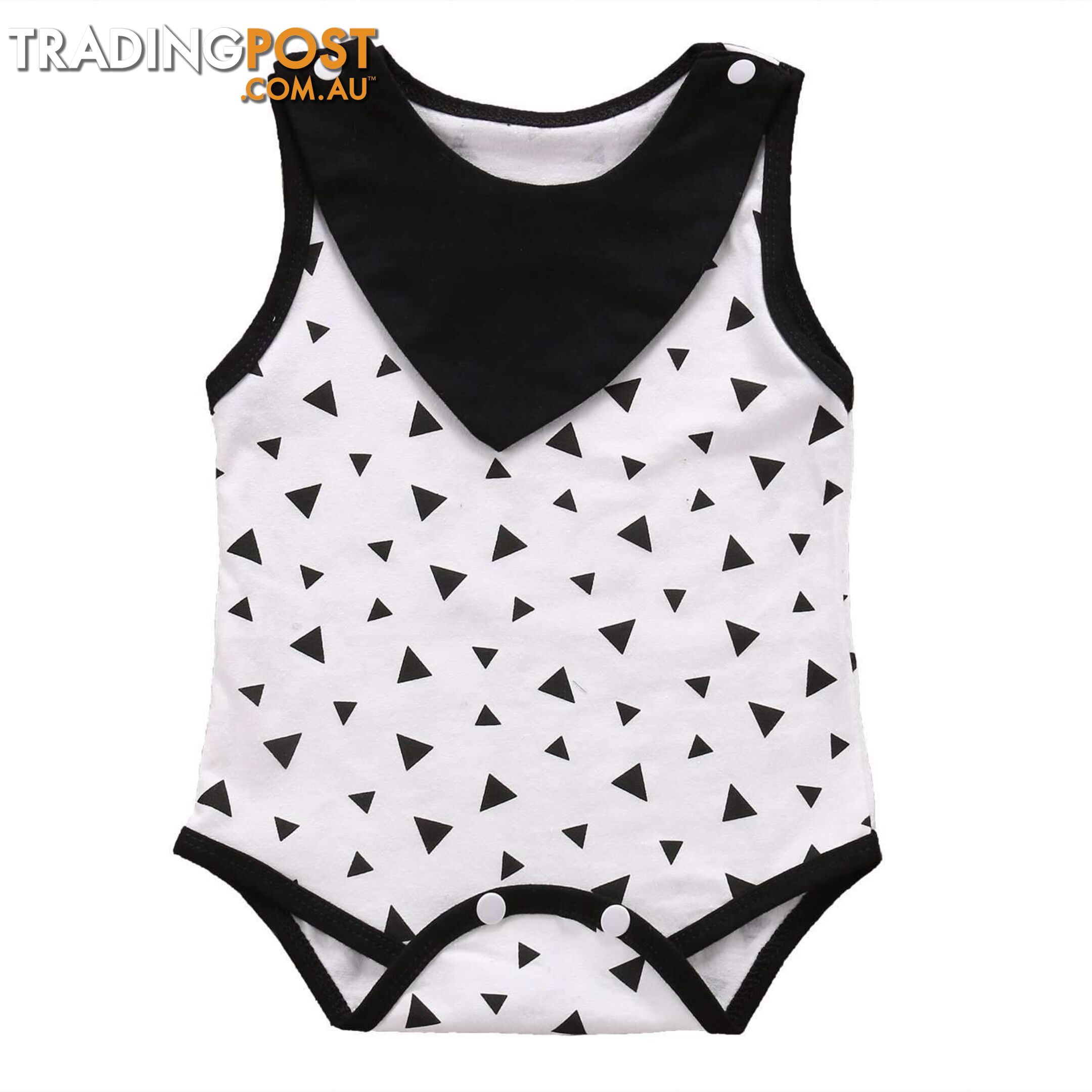 Black Triangles Romper