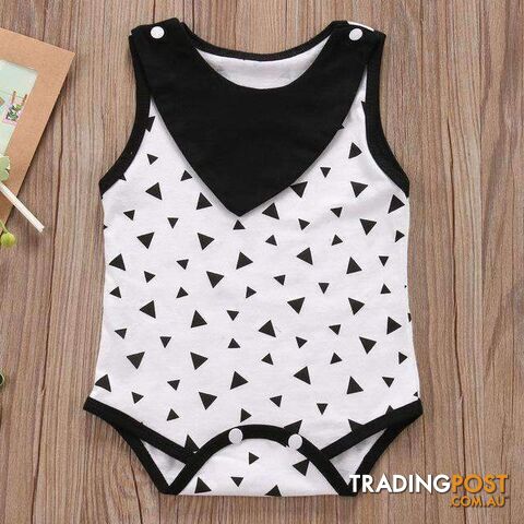 Black Triangles Romper