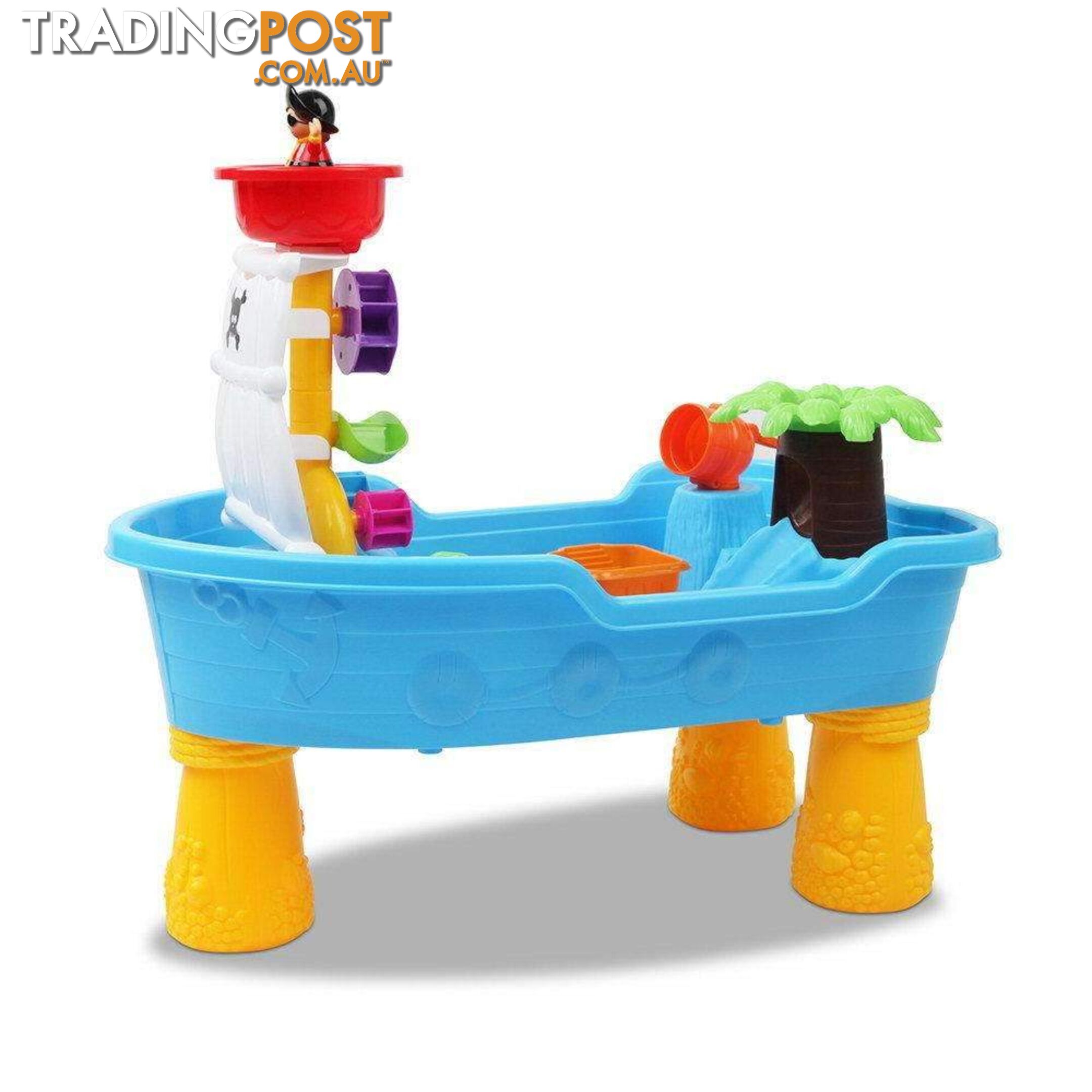 20 Piece Outdoor Kids Pirate Sandpit Toy Set - Blue