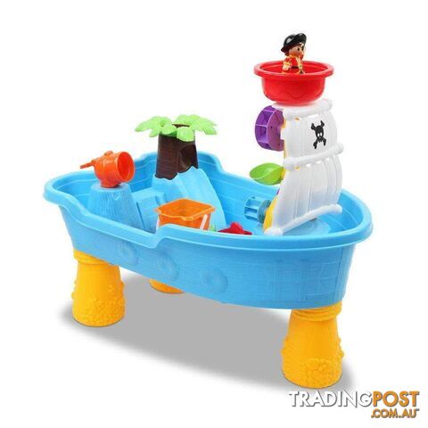 20 Piece Outdoor Kids Pirate Sandpit Toy Set - Blue