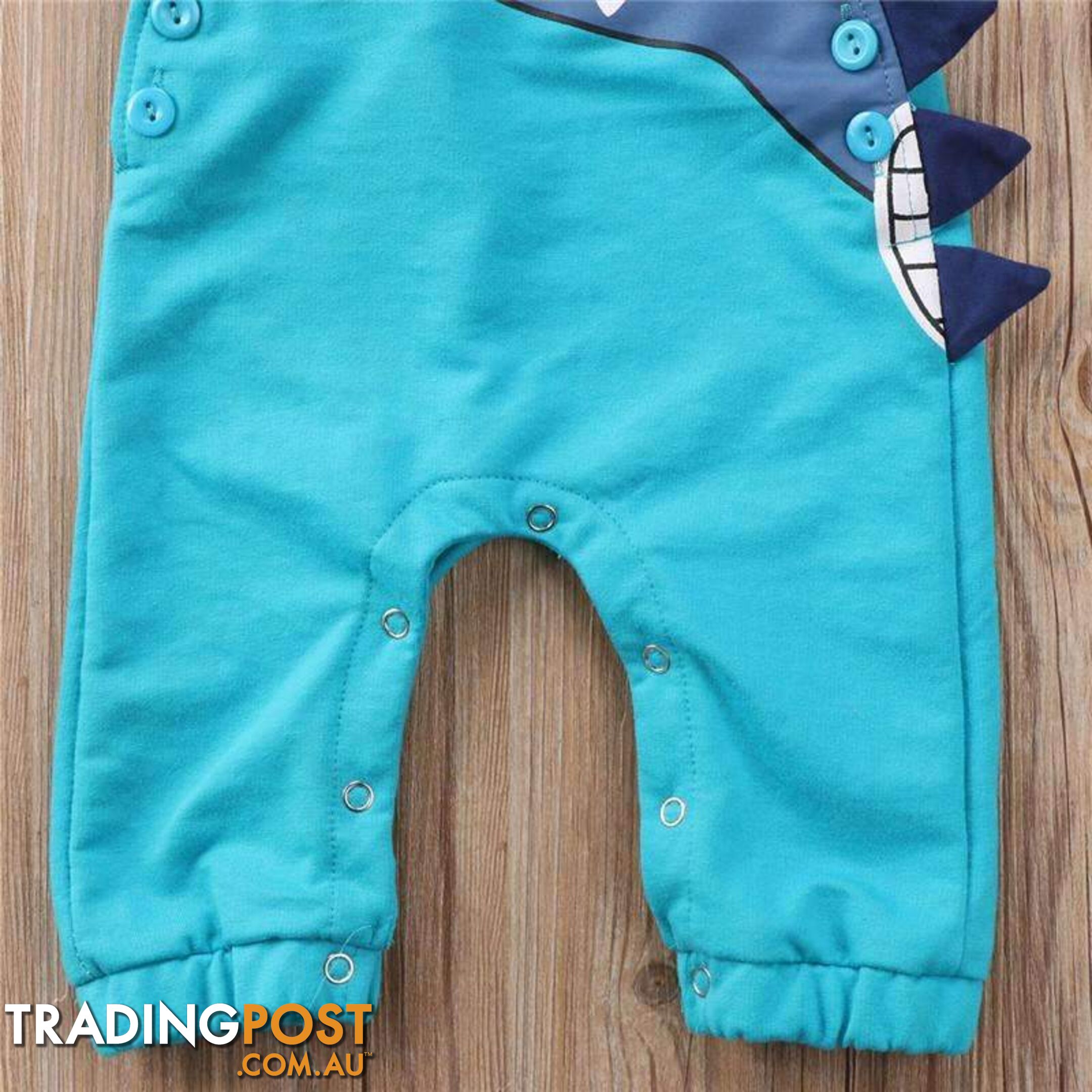 Blue Dino Overalls