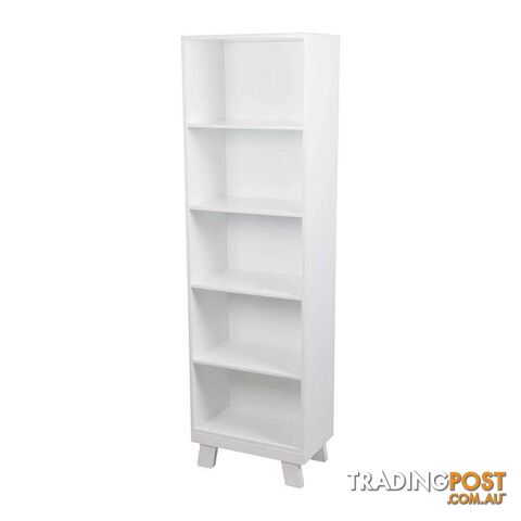 Casa Slim Book Case - White