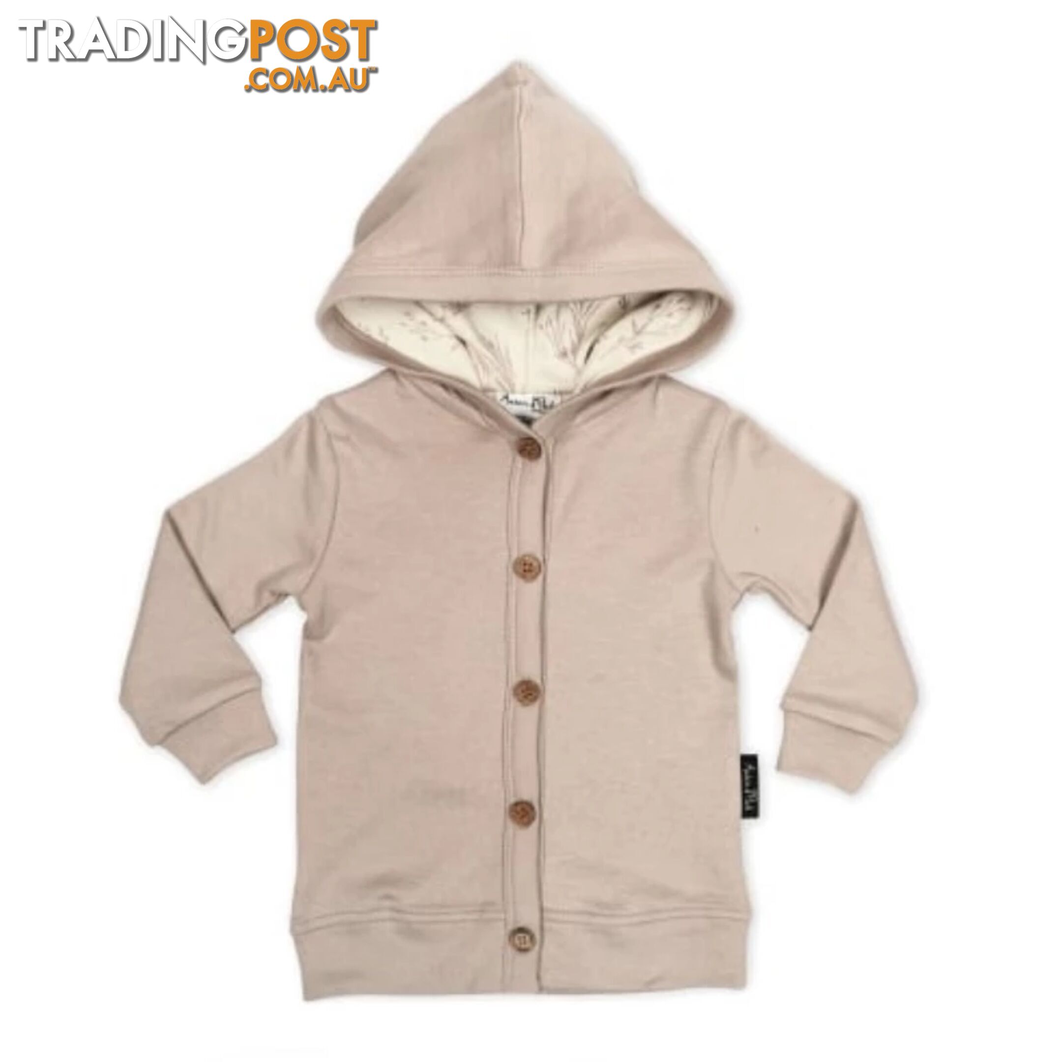 Aster & Oak Mushroom Hooded Lightweight Cardigan