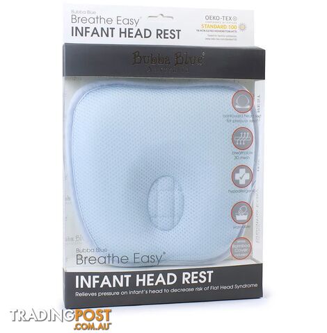 Breathe Easy® Infant Head Rest -Blue