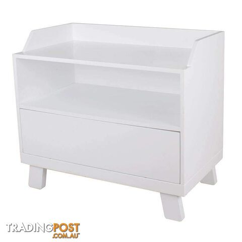 Casa Toy Box with Seat - White