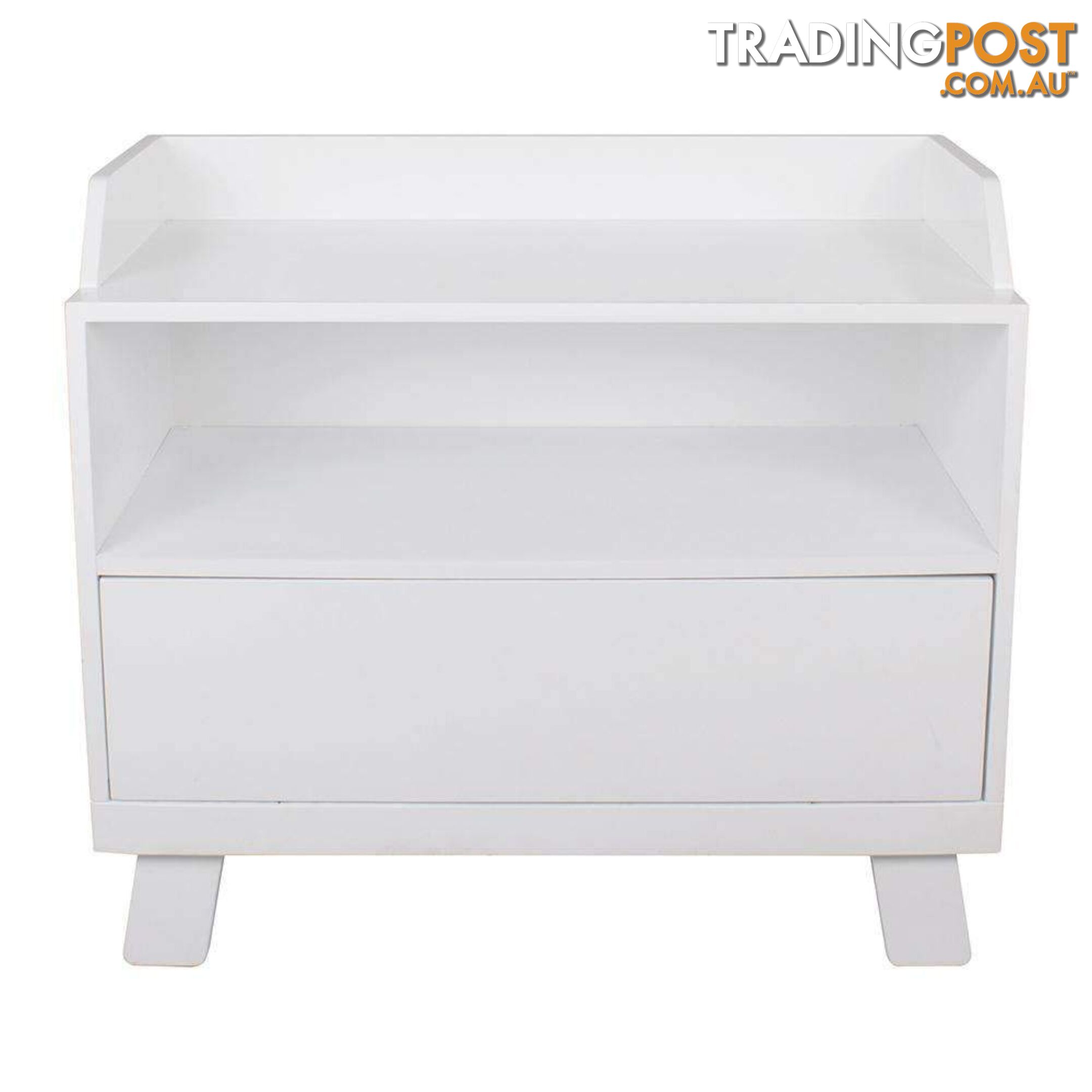 Casa Toy Box with Seat - White