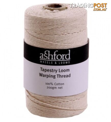 Tapestry Loom Warping Thread 100% cotton - 200g cones - Ashford - MPN: TLWT