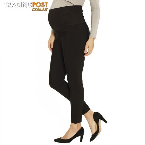 Angel Maternity Fitted Work Pants in Black - Best Seller