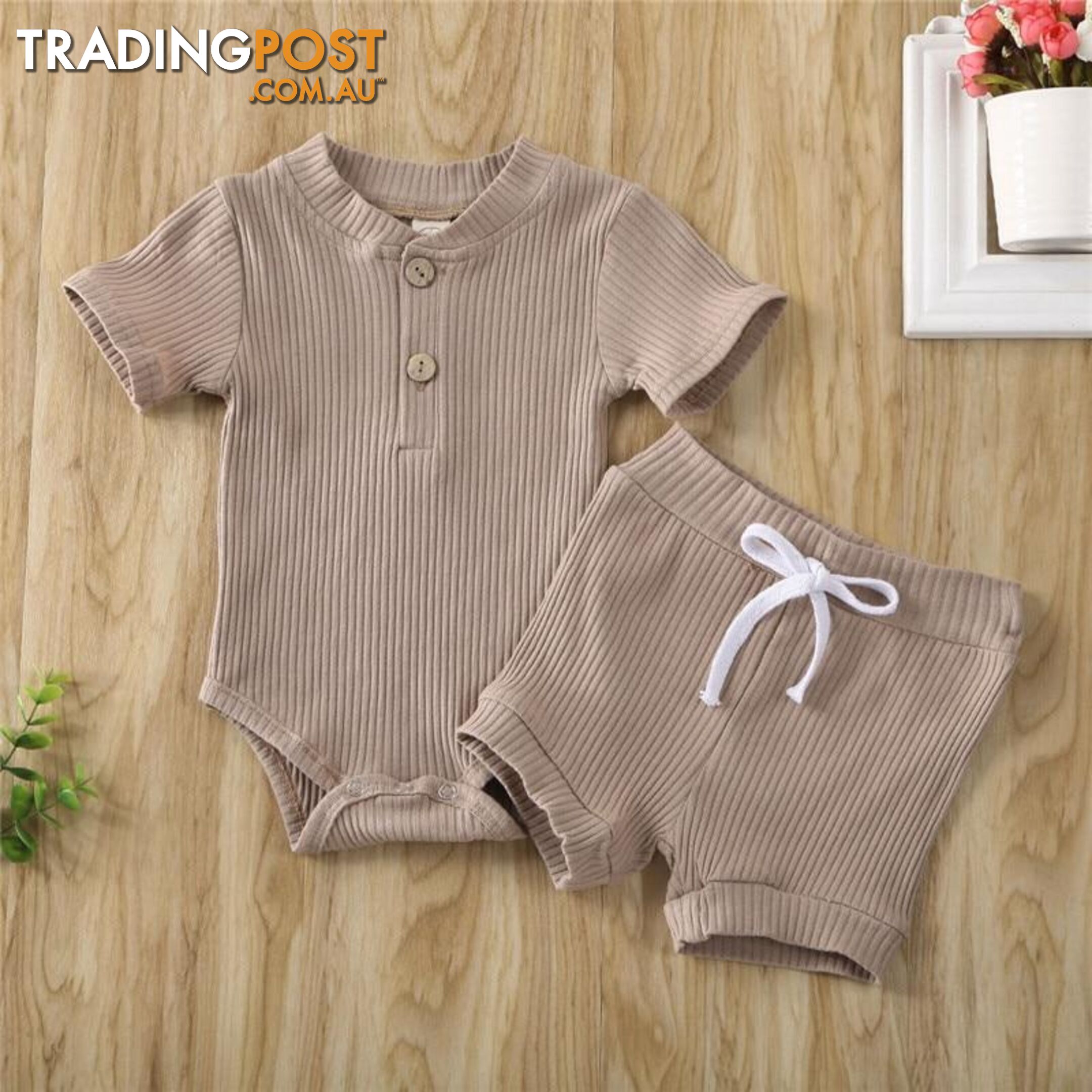 Casual Cotton Romper Set