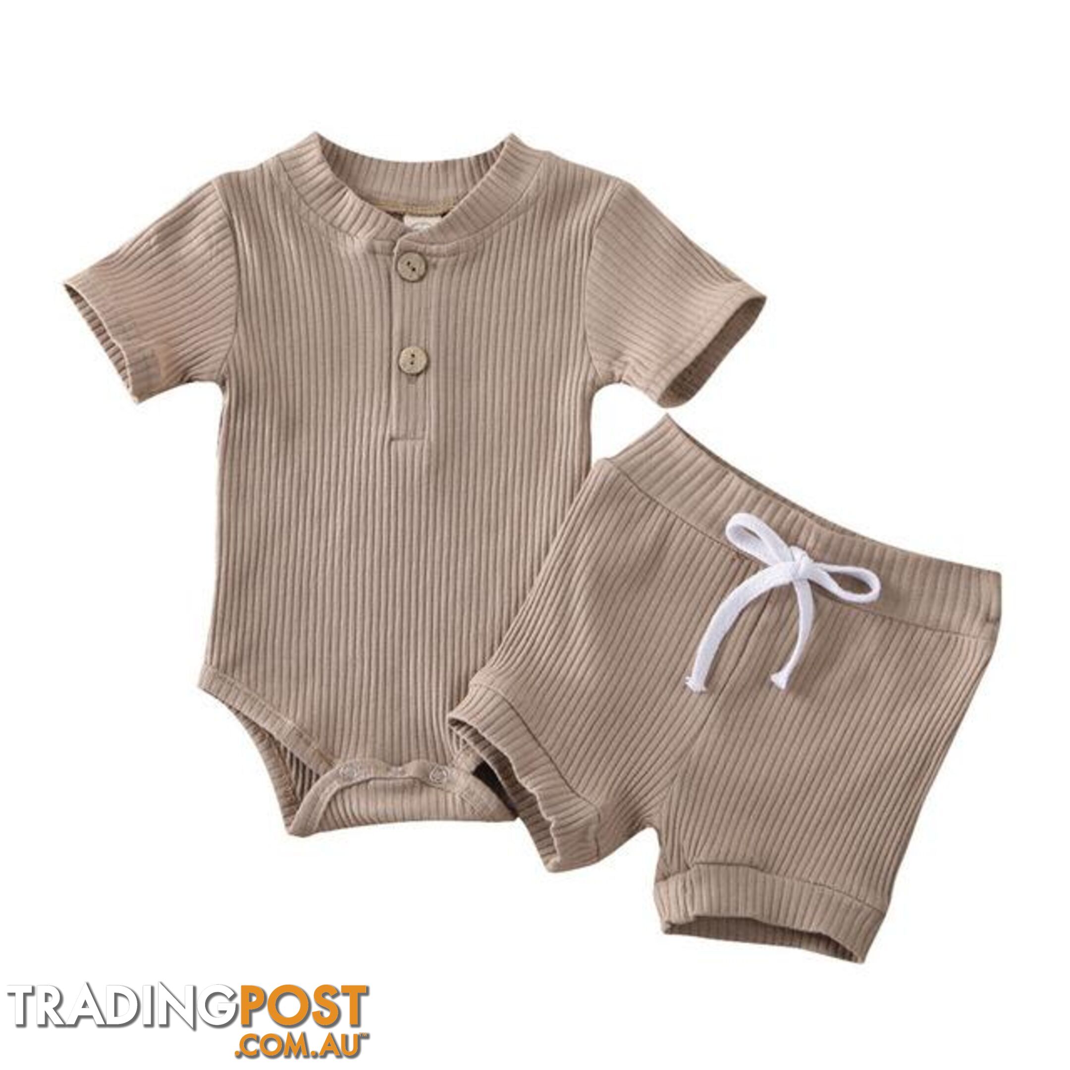 Casual Cotton Romper Set