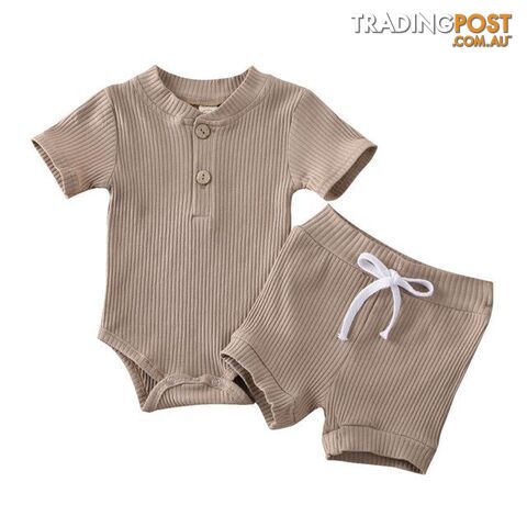 Casual Cotton Romper Set