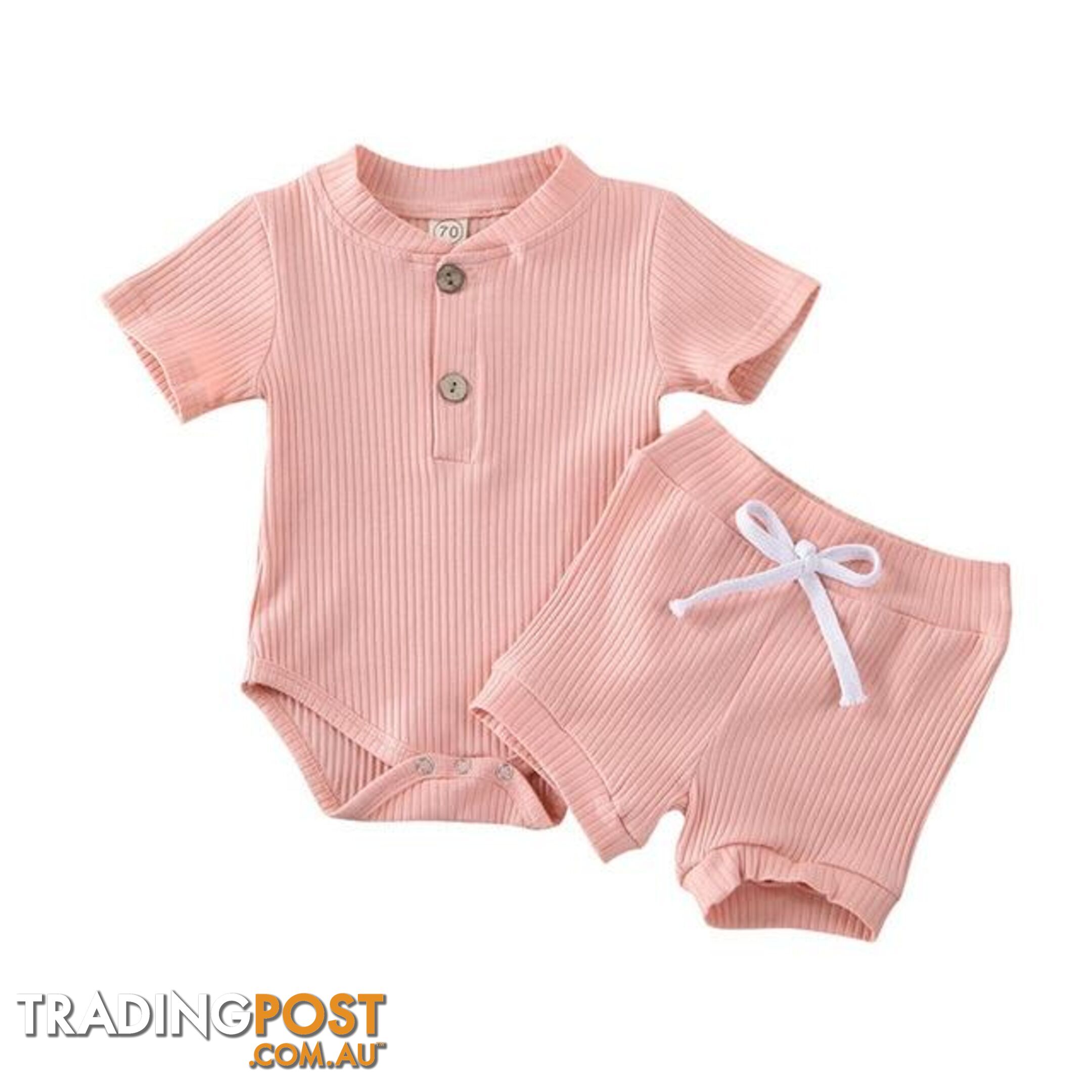 Casual Cotton Romper Set