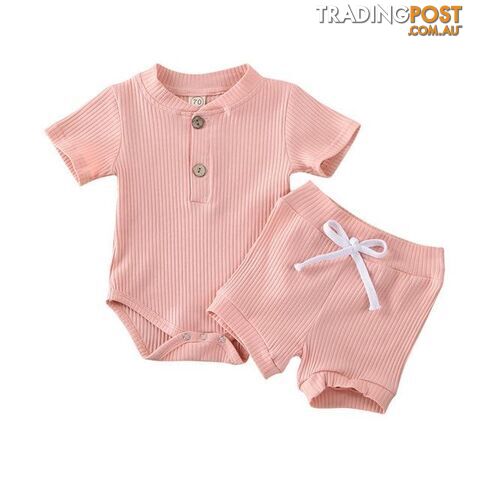 Casual Cotton Romper Set