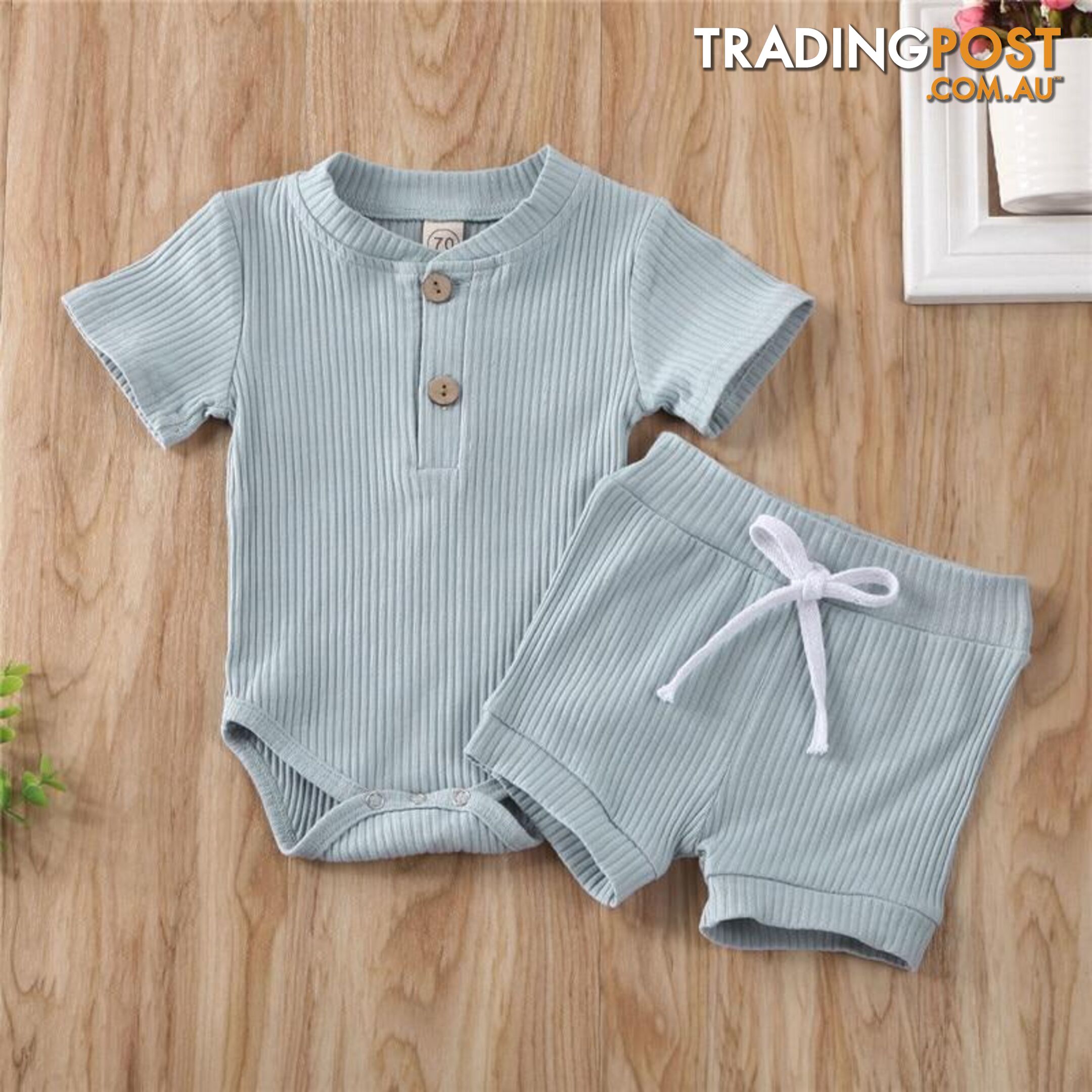 Casual Cotton Romper Set