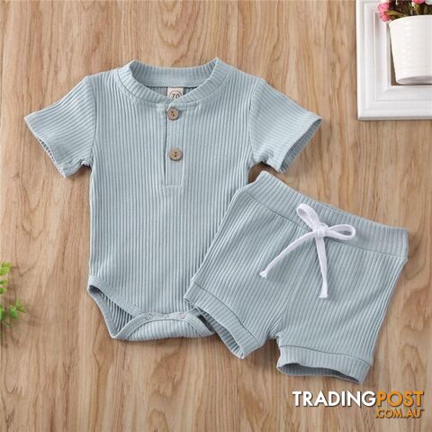 Casual Cotton Romper Set