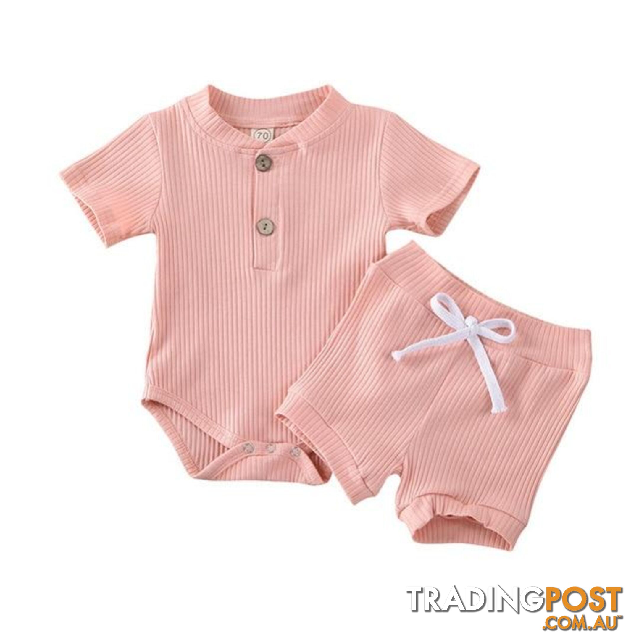 Casual Cotton Romper Set