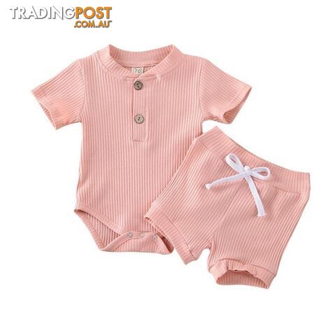 Casual Cotton Romper Set