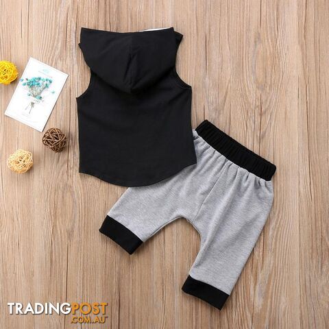 Black Vest Set