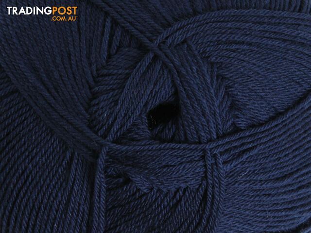 4 Ply Mackenzie Yarn - Midnight Blue - 100g (357m) - Ashford - MPN: MY613