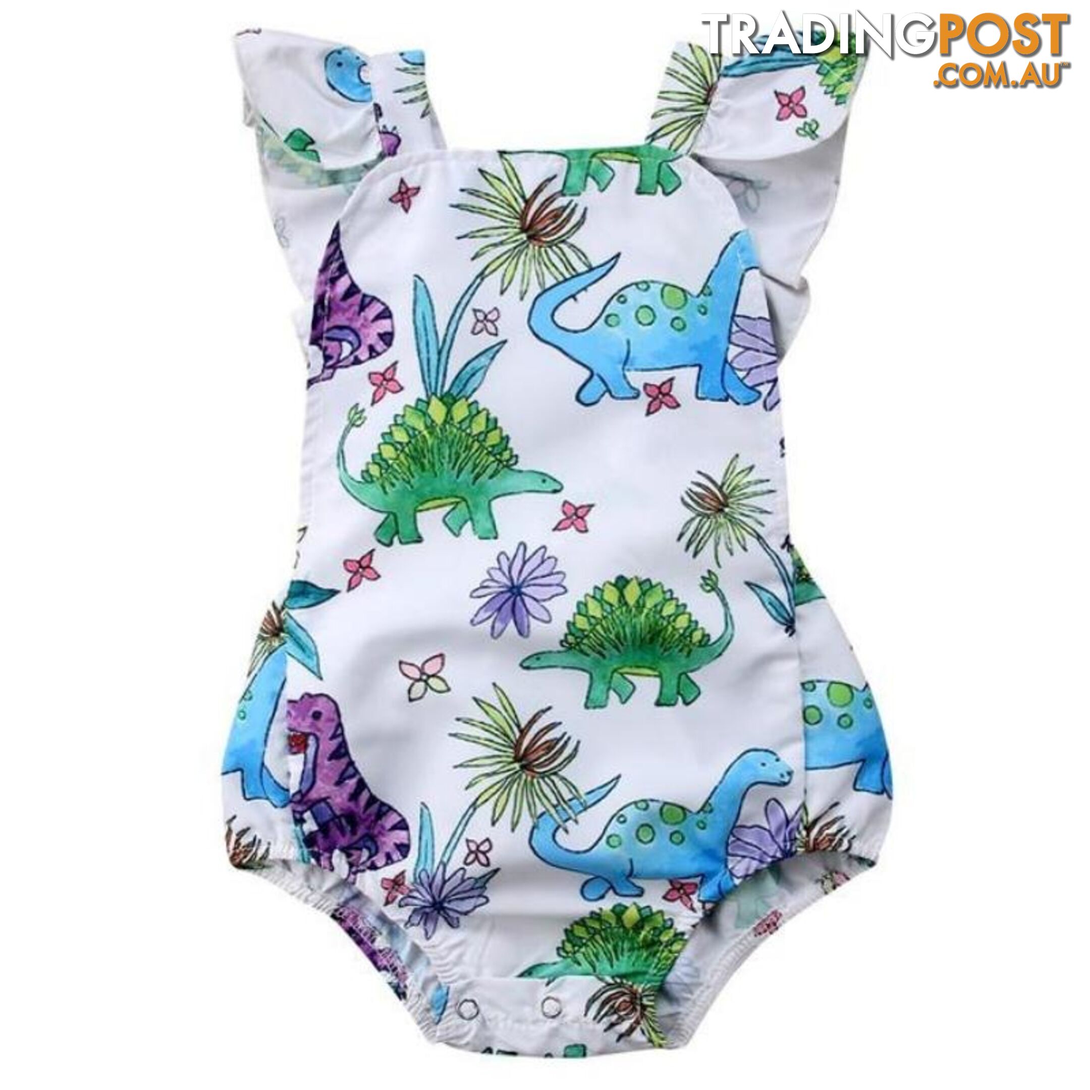 Colourful Dino Romper