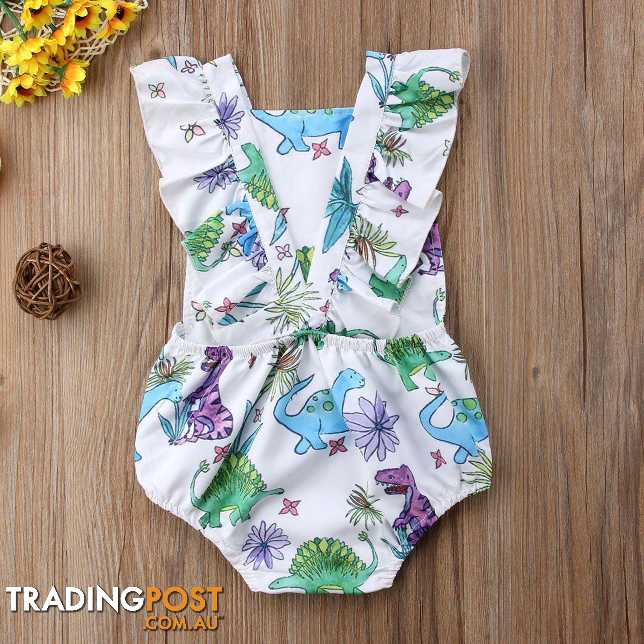 Colourful Dino Romper