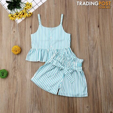 Blue Striped Set