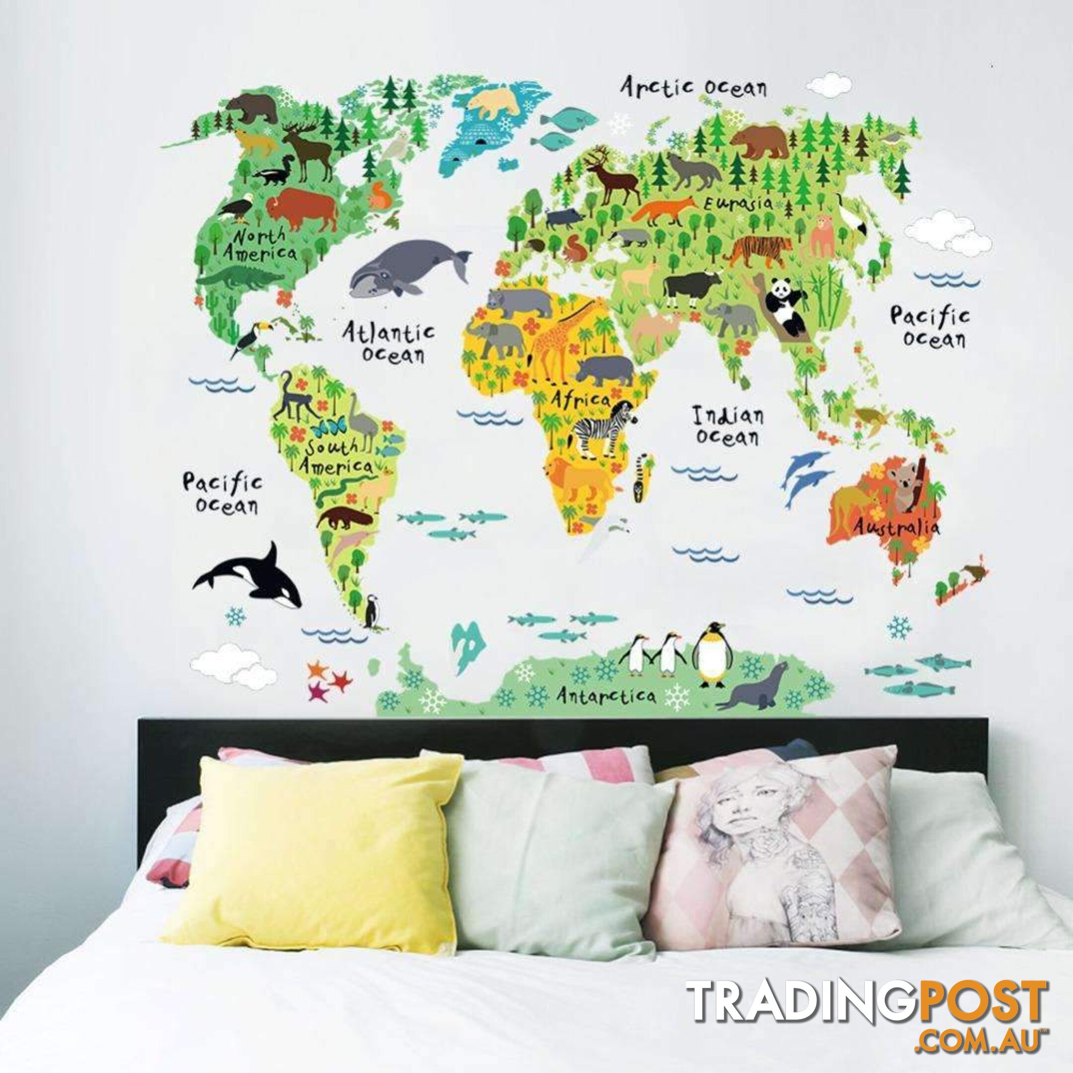 Animal World Wall Sticker