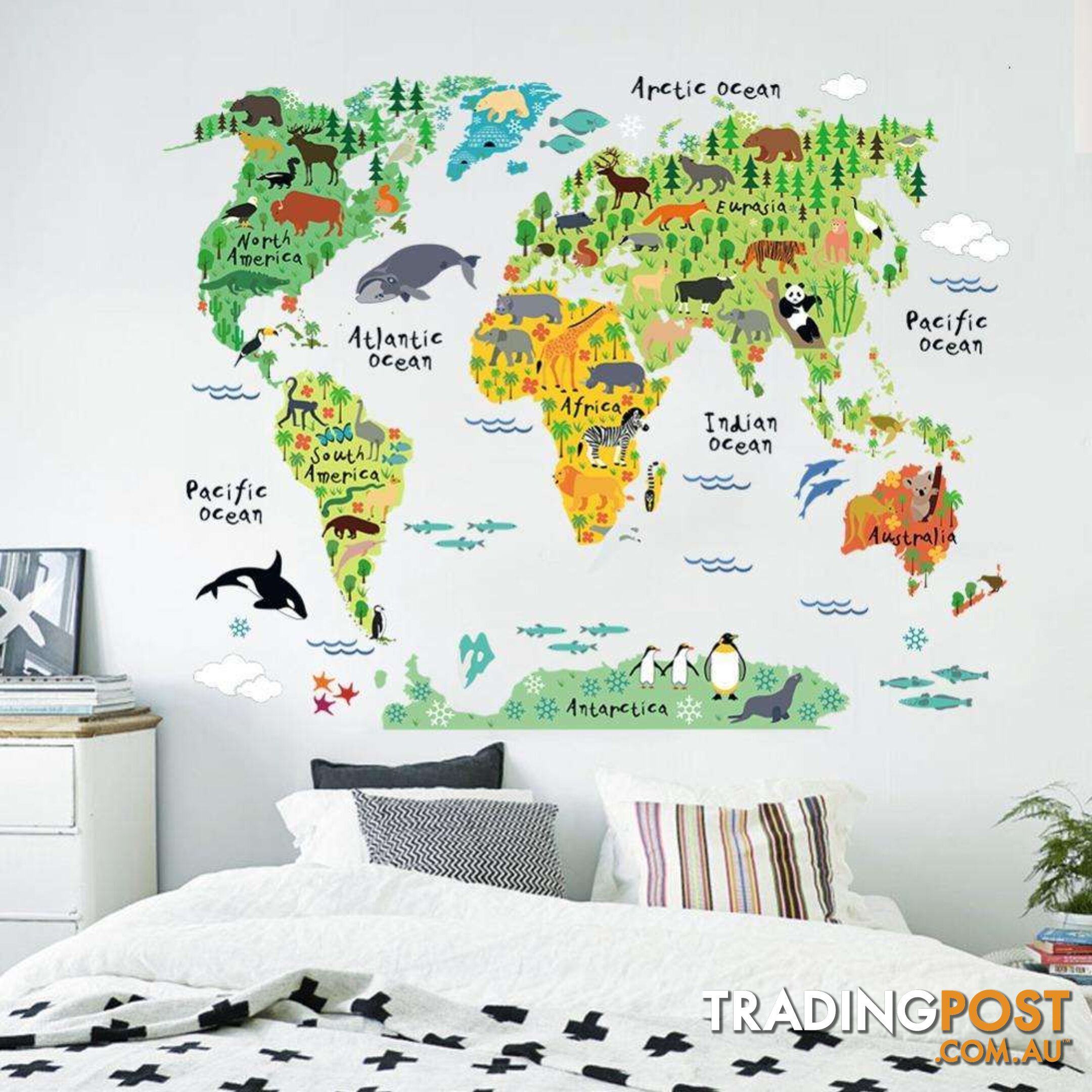 Animal World Wall Sticker