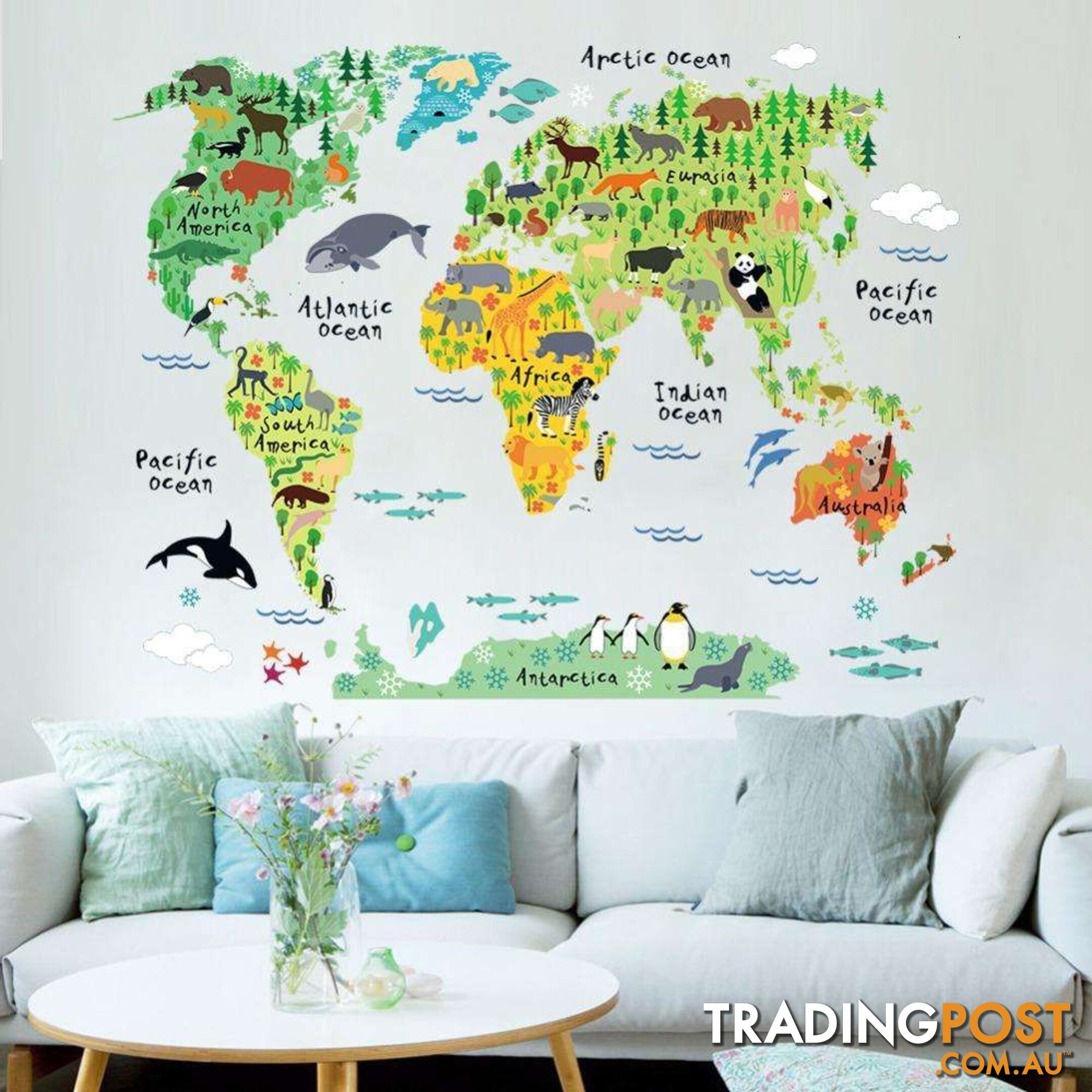 Animal World Wall Sticker