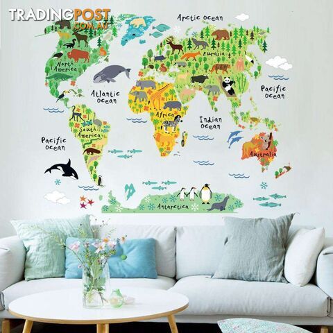 Animal World Wall Sticker