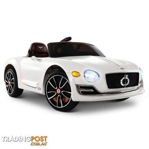 Bentley Style XP12 Electric Toy Car - White