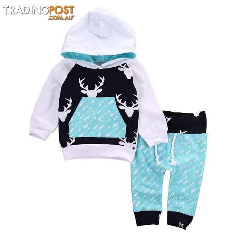 Blue Arrow Deer Set