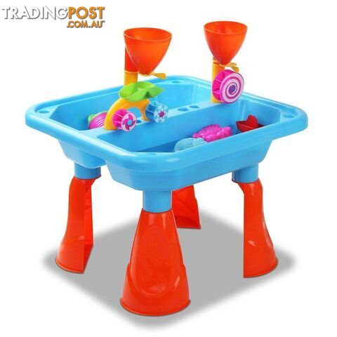 23 Piece Outdoor Kid's Play Table Sandpit Set