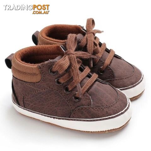 Brown Lace-up Kicks