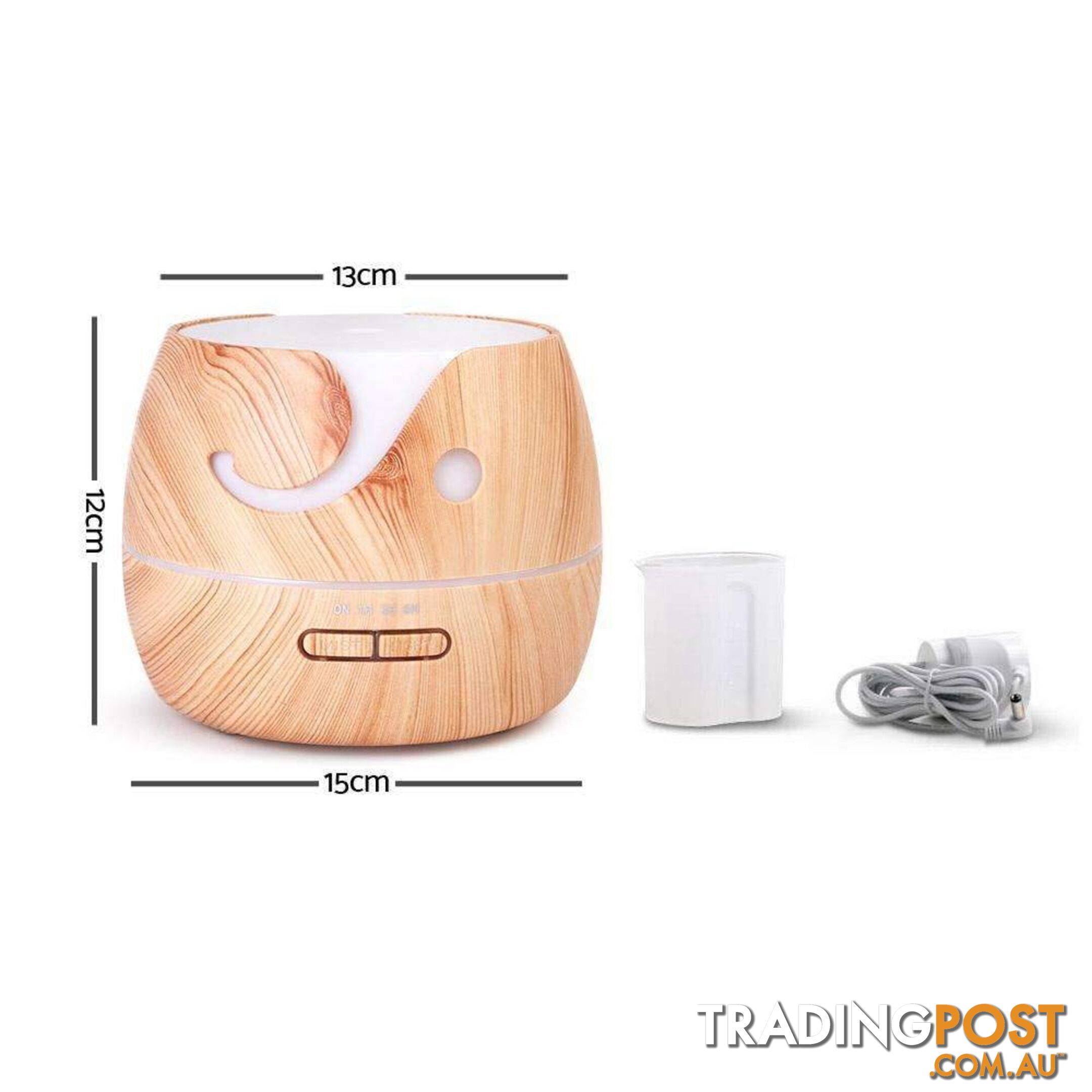 Aroma Diffuser Air Humidifier 400ml Light Wood Grain