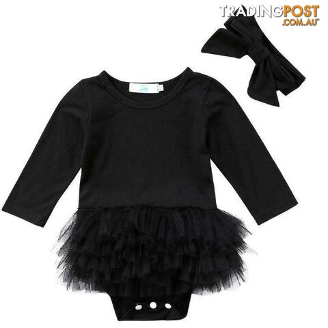 Black Tutu Romper