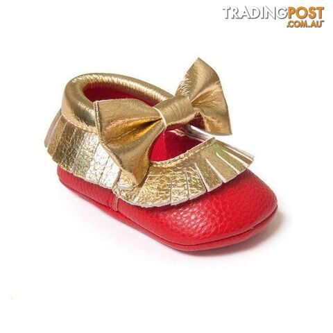 Bubs Fringed Bowknot Moccasins