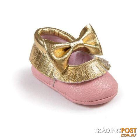 Bubs Fringed Bowknot Moccasins