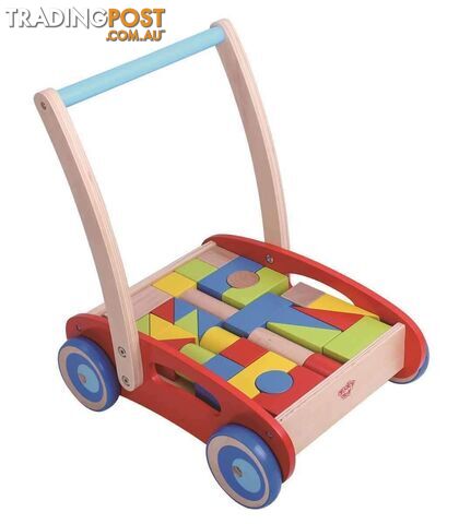 BABY WALKER WITH BLOCKS