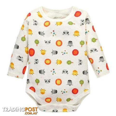 Cartoon Animal Baby Boy & Girl Rompers