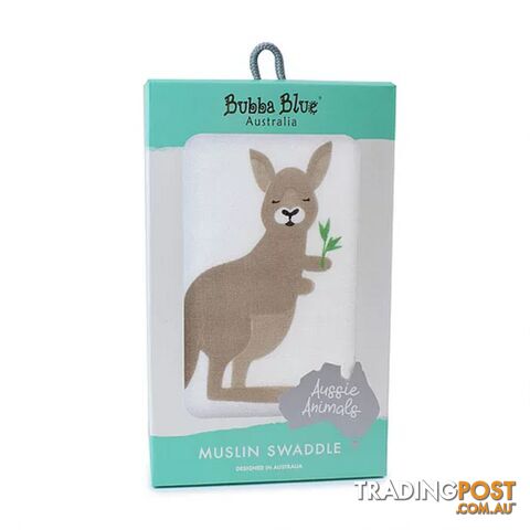 Aussie Animals Kangaroo Muslin Wrap