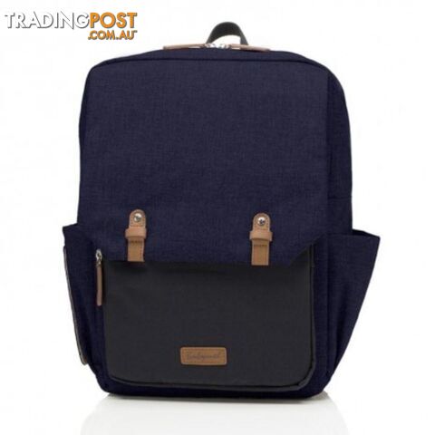 Babymel George Backpack Black/Navy (Melange)