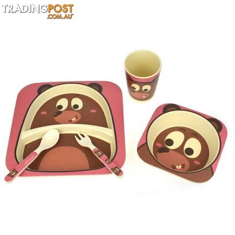 BAMBOOZOO DINNERWARE BEAR 5PCS