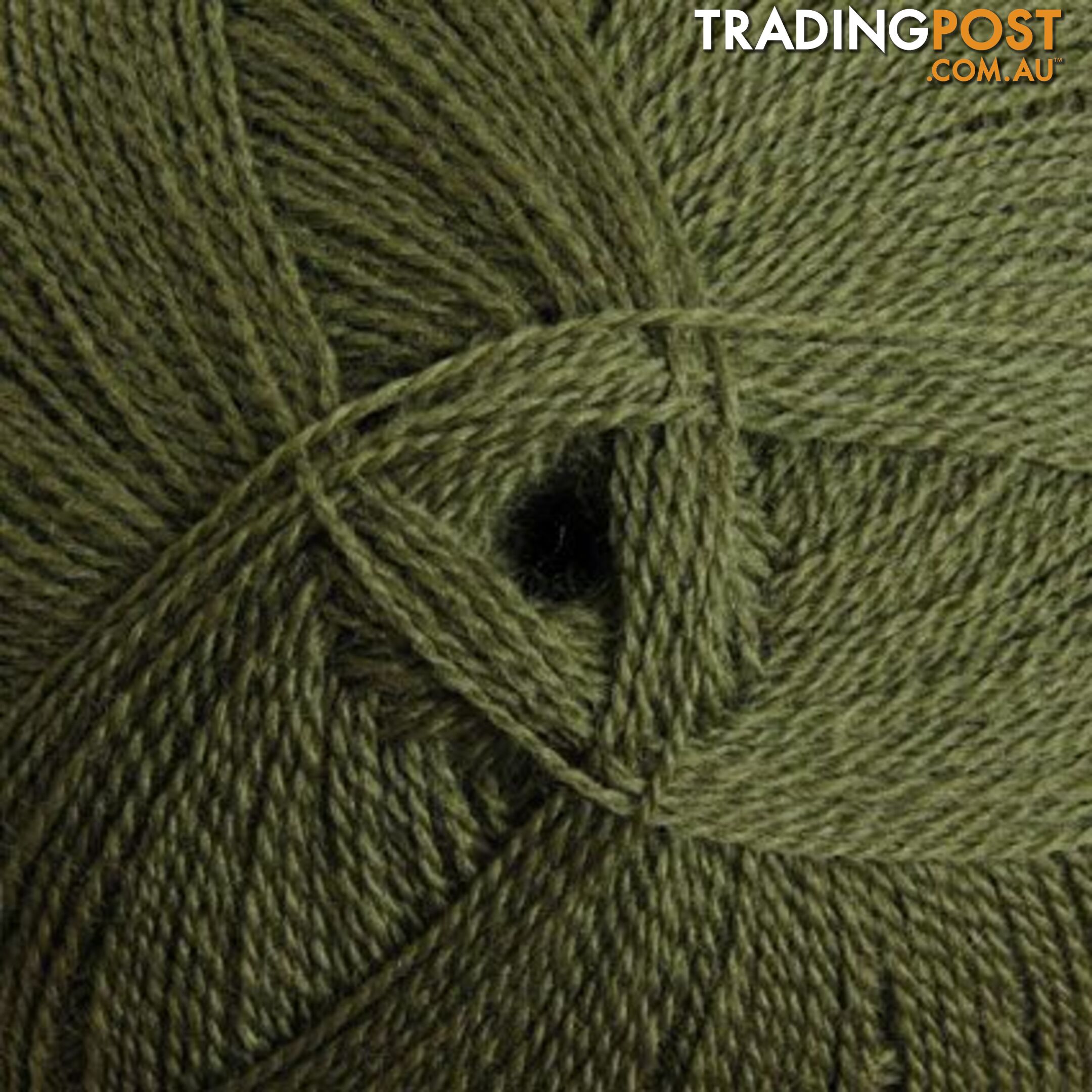 3 Ply Tekapo Yarn - Olive - 100g (454m) - Ashford - MPN: TY922