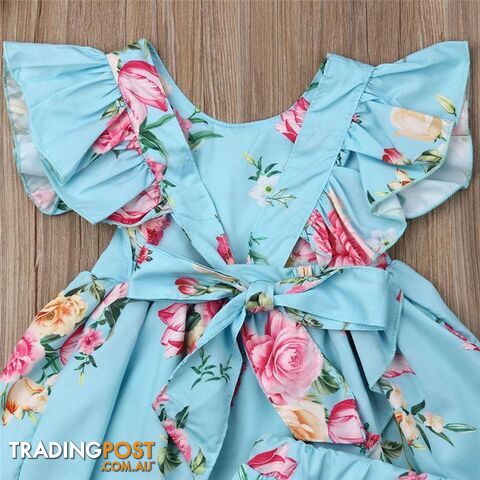 Blue Floral Set