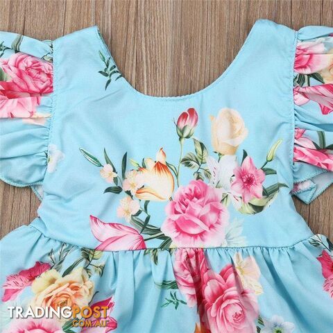 Blue Floral Set