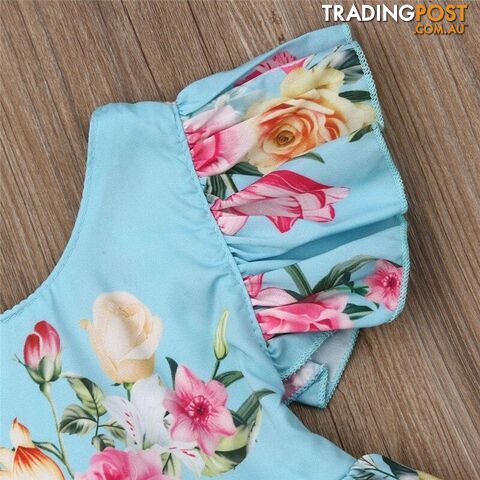 Blue Floral Set